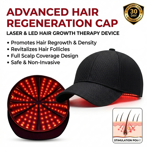 🔥Last Day:63% off 🔥Red Light Therapy Regrowth Cap