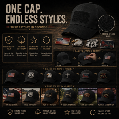 One Cap Endless Stories—Build Your Own Look — Patch by Patch